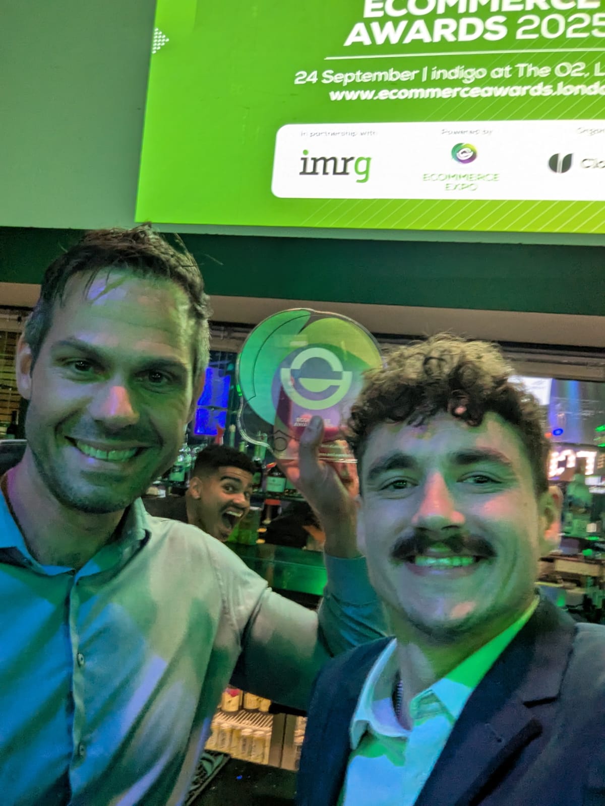 Gavin Ferris, Sales Director, and Sam Davies, Partnerships Manager, attended the ceremony on behalf of the business.