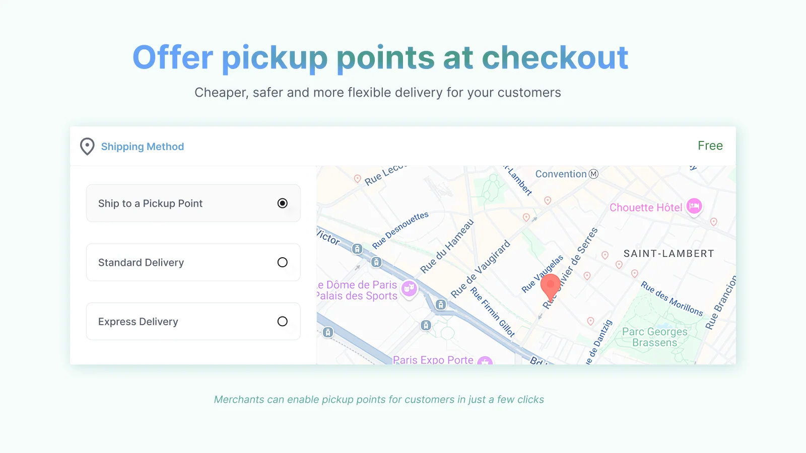 CornerDrop post-purchase