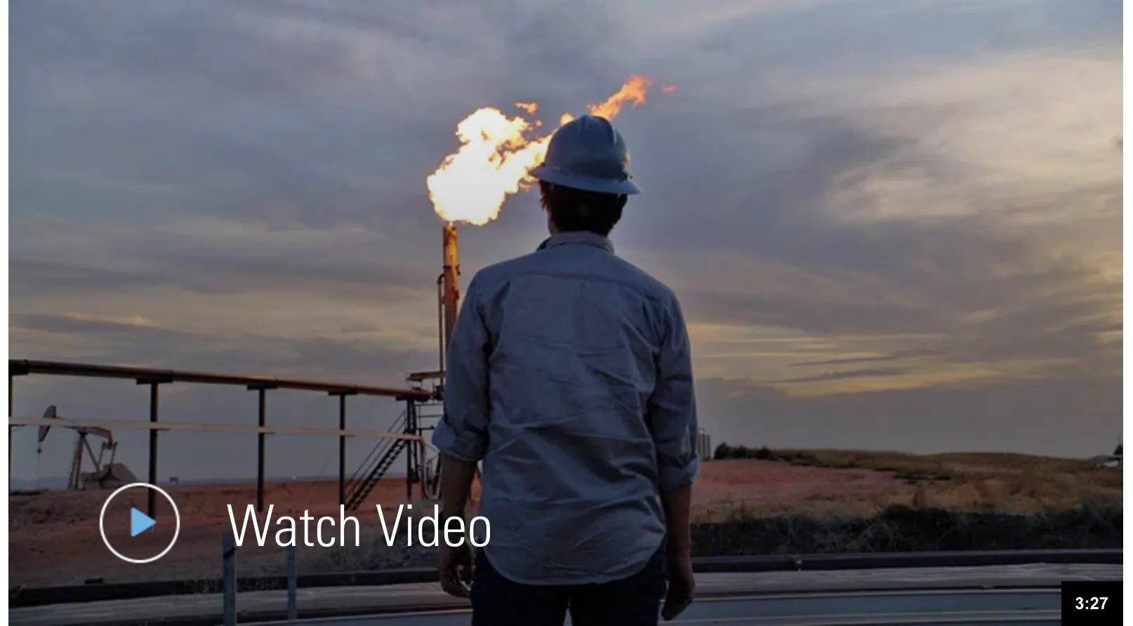 Image of a worker in a hard hat standing with their back to the camera.
