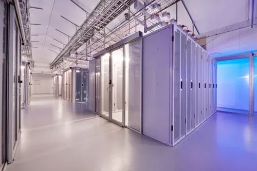 Interior photo of a modern Crusoe data center.