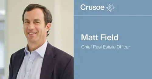 Photo of Matt Field, Crusoe's new Chief Real Estate Officer