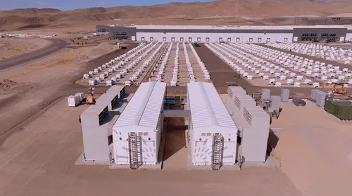 Image of Crusoe manufacturing facility with modular data centers