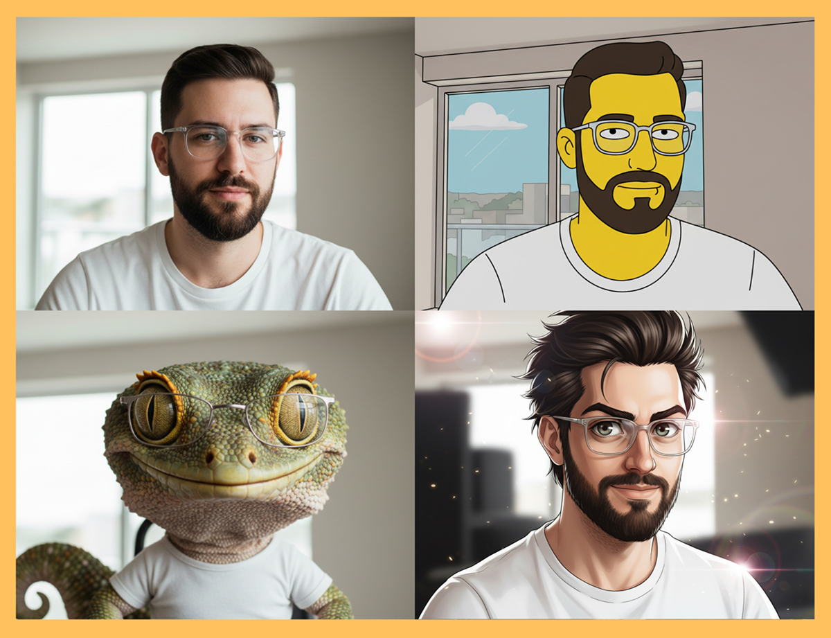 Image depicting the video-to-video AI results of the Decart MirageLSD API on Crusoe Cloud 