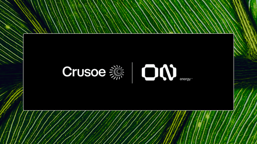 Crusoe and ON.energy partnership
