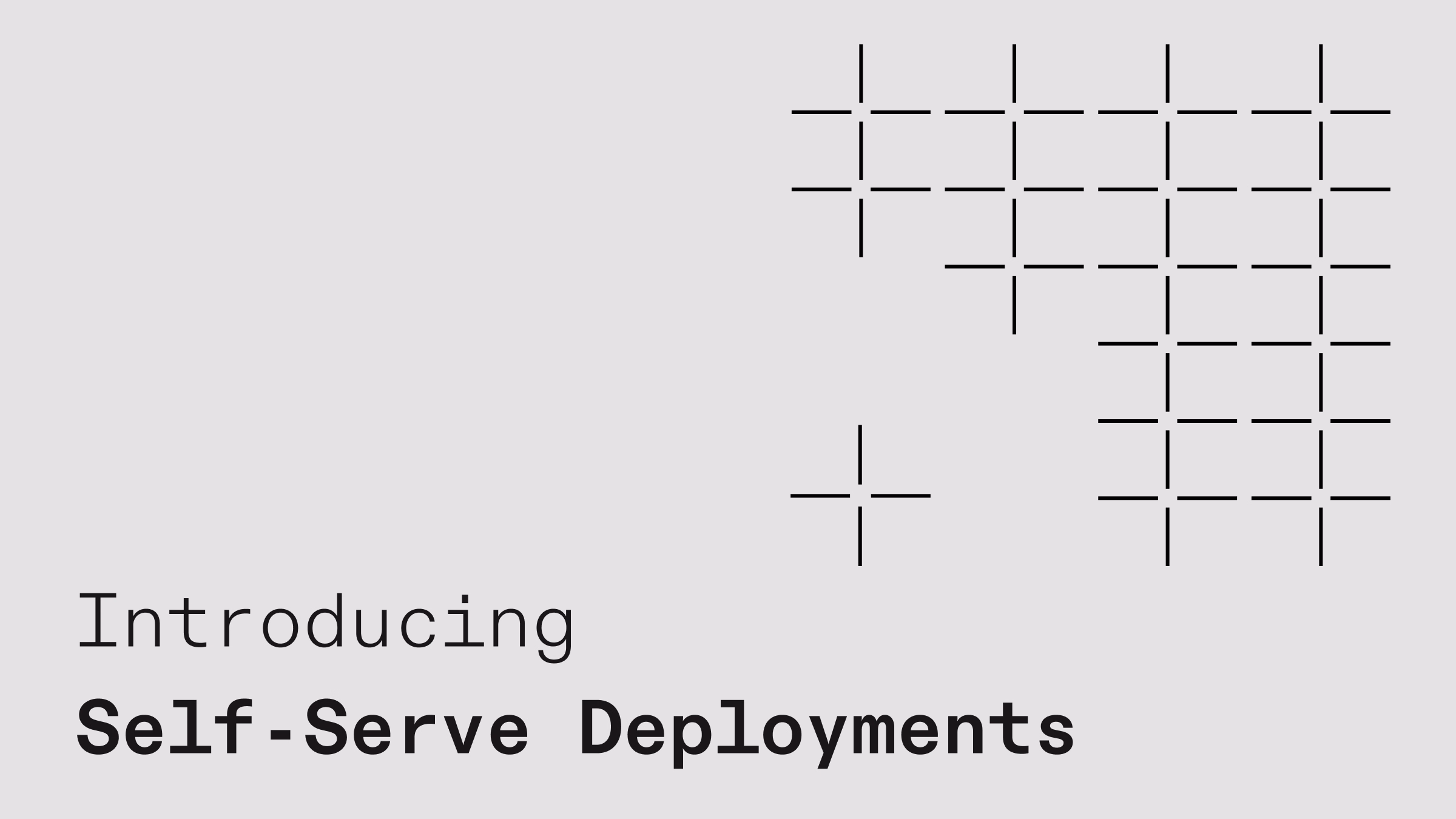 Graphic for the Self-Serve Deployments launch: dedicated inference endpoints now live in Crusoe Intelligence Foundry