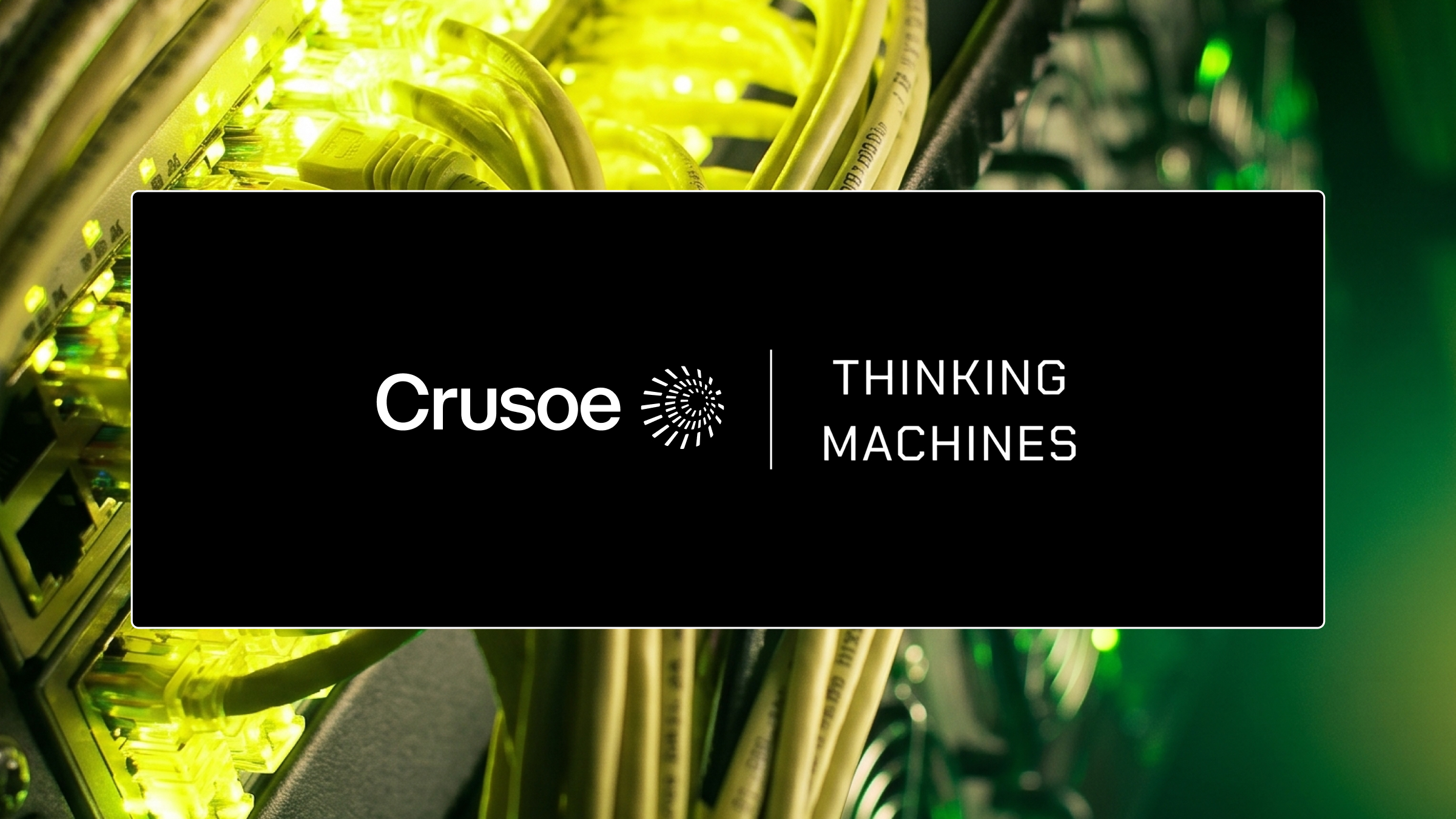 Crusoe and Thinking Machines logos side by side