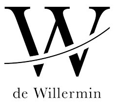 Logo en noir avec un grand W stylisé et le texte 'de Willermin' en dessous.