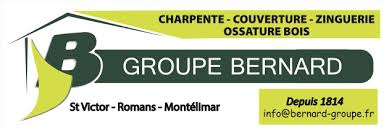 Logo du Groupe Bernard spécialisé en charpente, couverture, zinguerie et ossature bois.