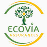 Logo d'ECOVIA Assurances avec un arbre vert stylisé entouré d'un cercle vert et jaune.
