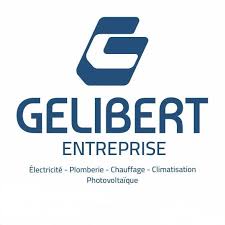 Logo de GELIBERT ENTREPRISE spécialisée en électricité, plomberie, chauffage, climatisation, photovoltaïque.