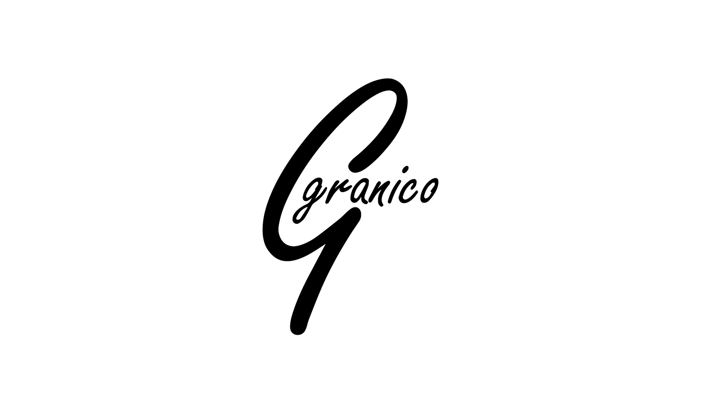 Logo avec la lettre G stylisée et le mot granico au centre.