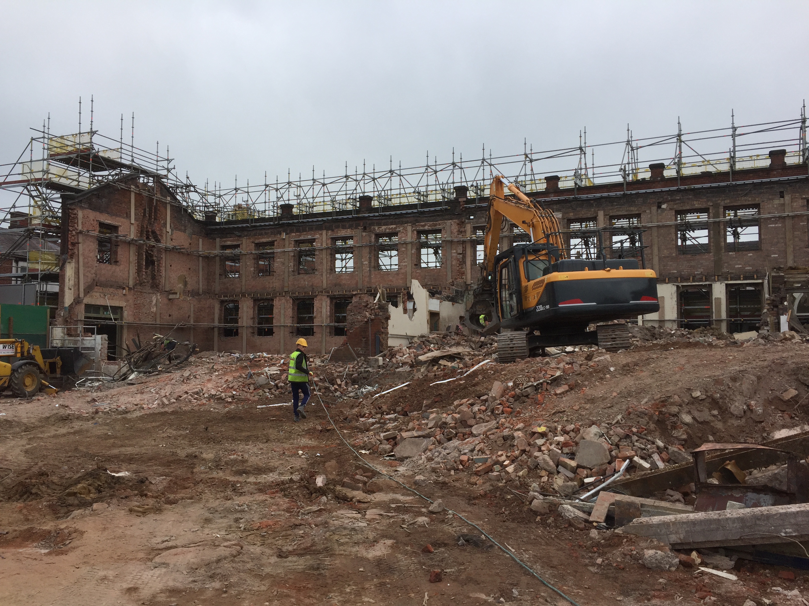 Jim Wise Demolition site