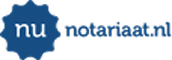Logo van Nu Notariets.nl met een blauwe stervormige achtergrond en witte letters.