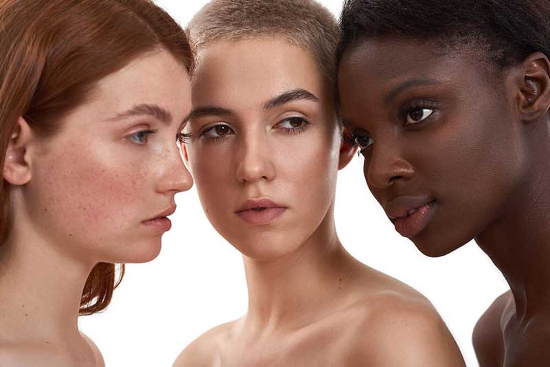 different skin types in fitzpatrick scale chart