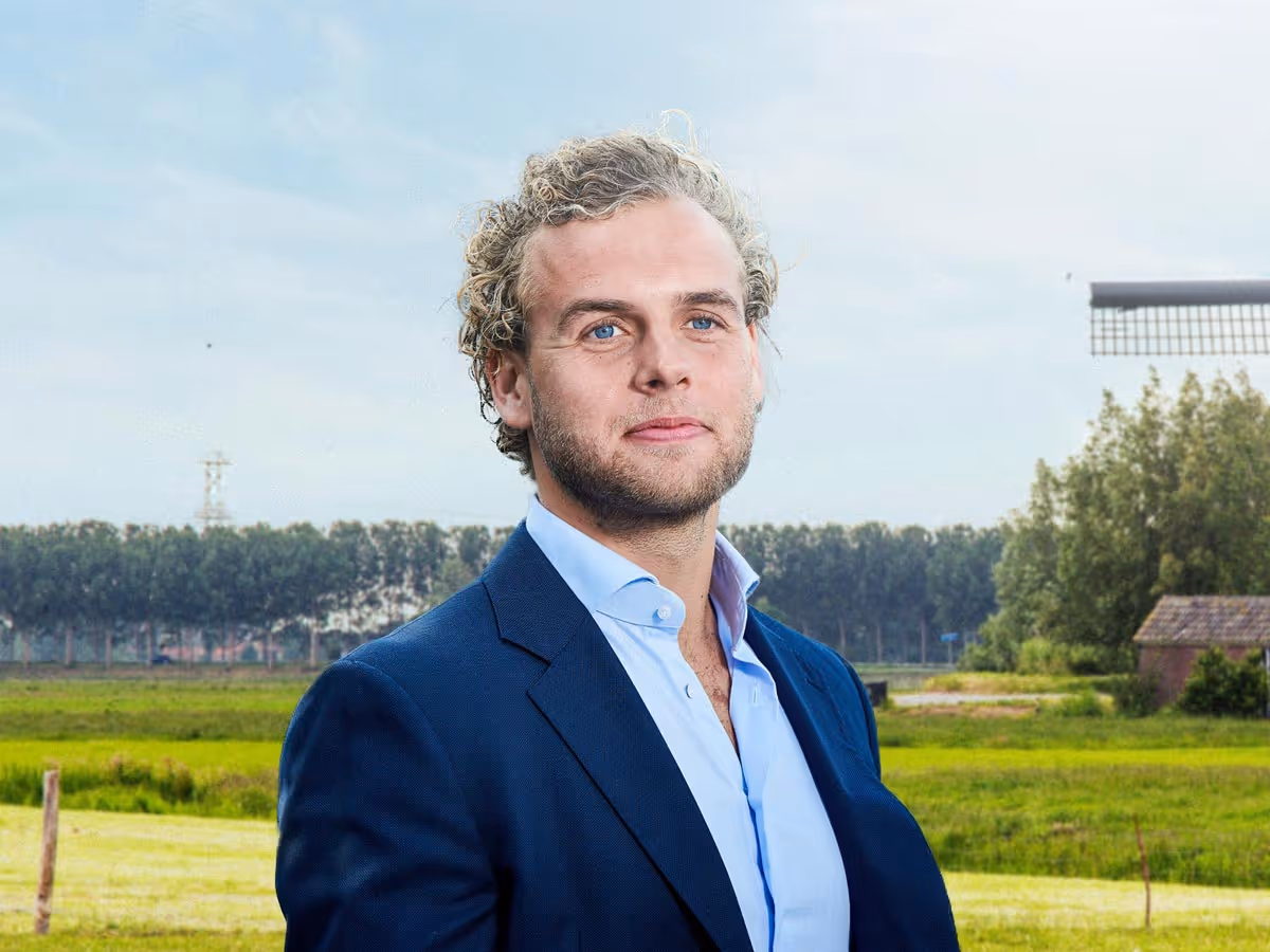 Foto van Luke voor DID grondeigenaren