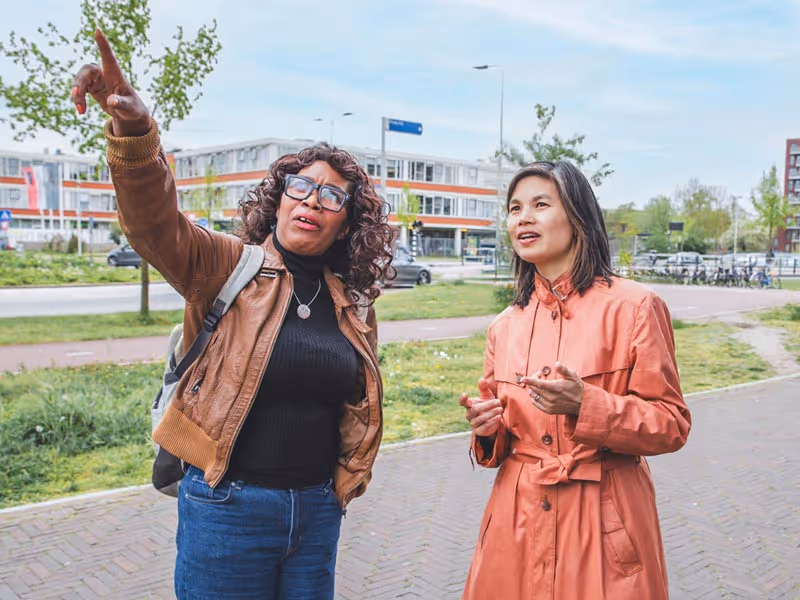 Foto BuurtBoost met bewoner