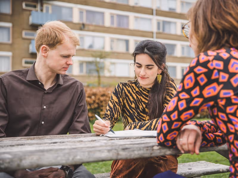 Foto BuurtBoost brainstorm in buurt