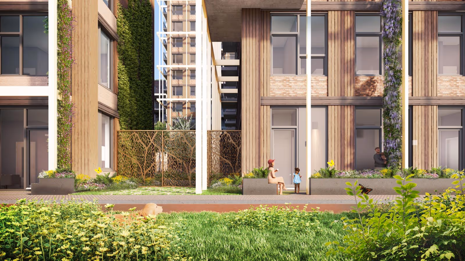 Foto van project met industrieel bouwen