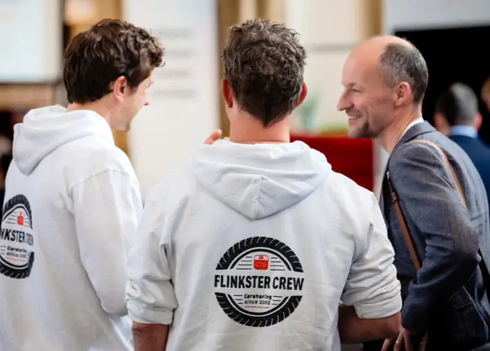 The Flinkster Crew meets Moia and Rainer Becker