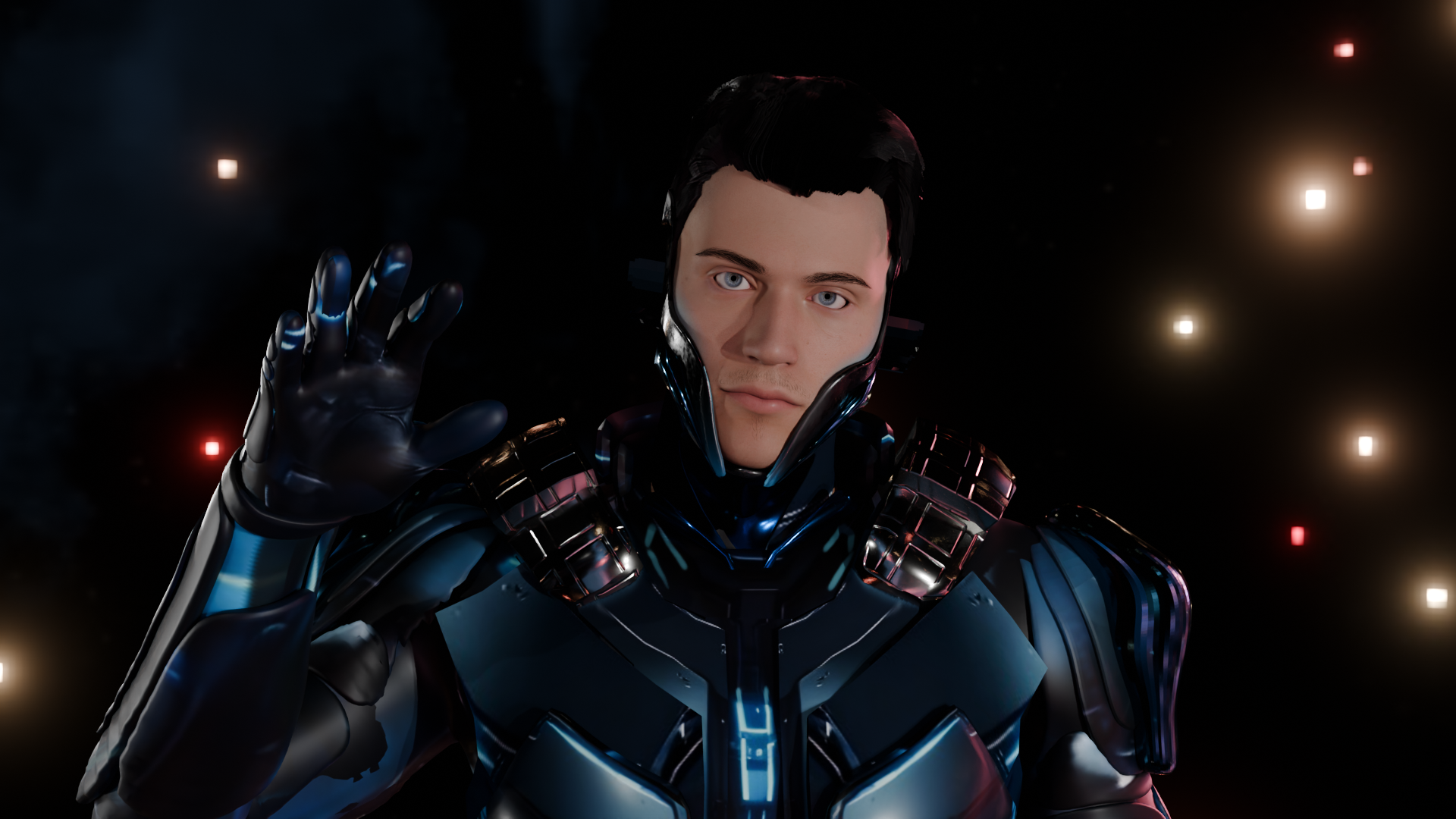 A Sci-Fi Character 3D Model