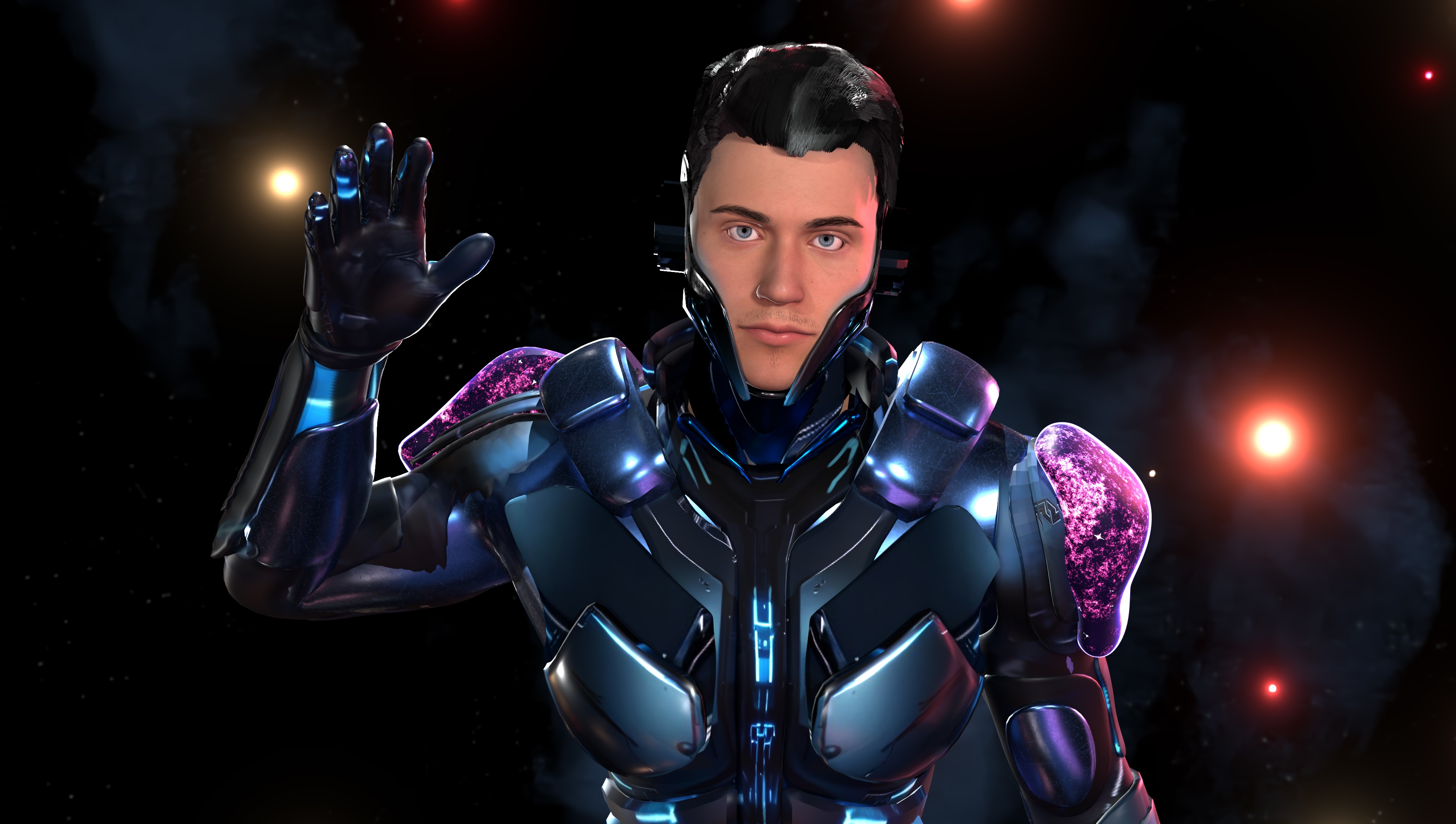 A Sci-Fi Character 3D Model