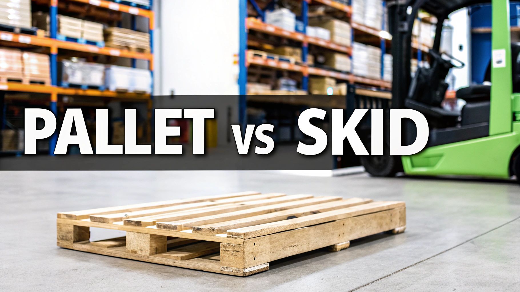 Understanding the Difference Between a Pallet and a Skid