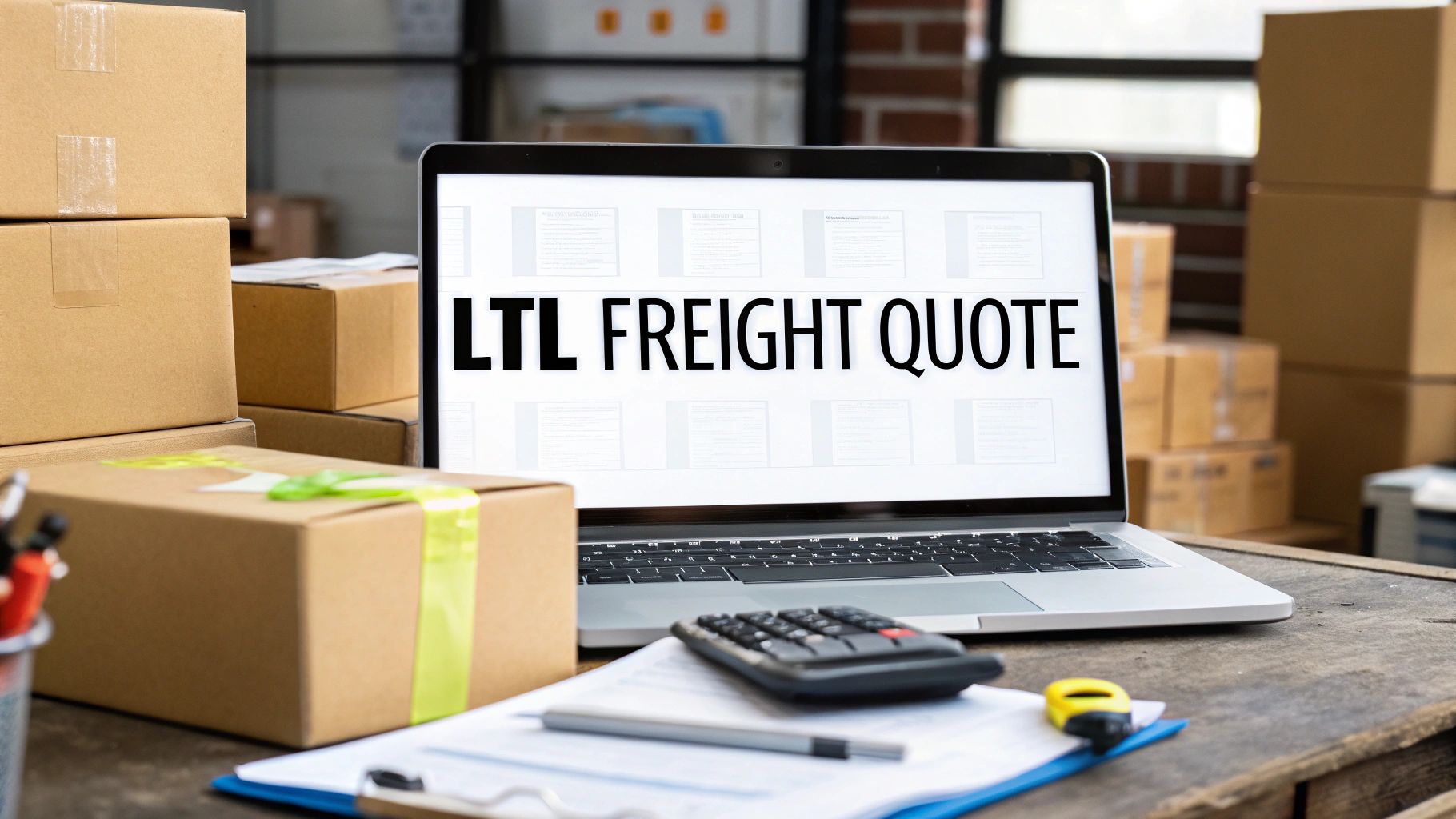 Your Guide to an LTL Freight Quote Calculator