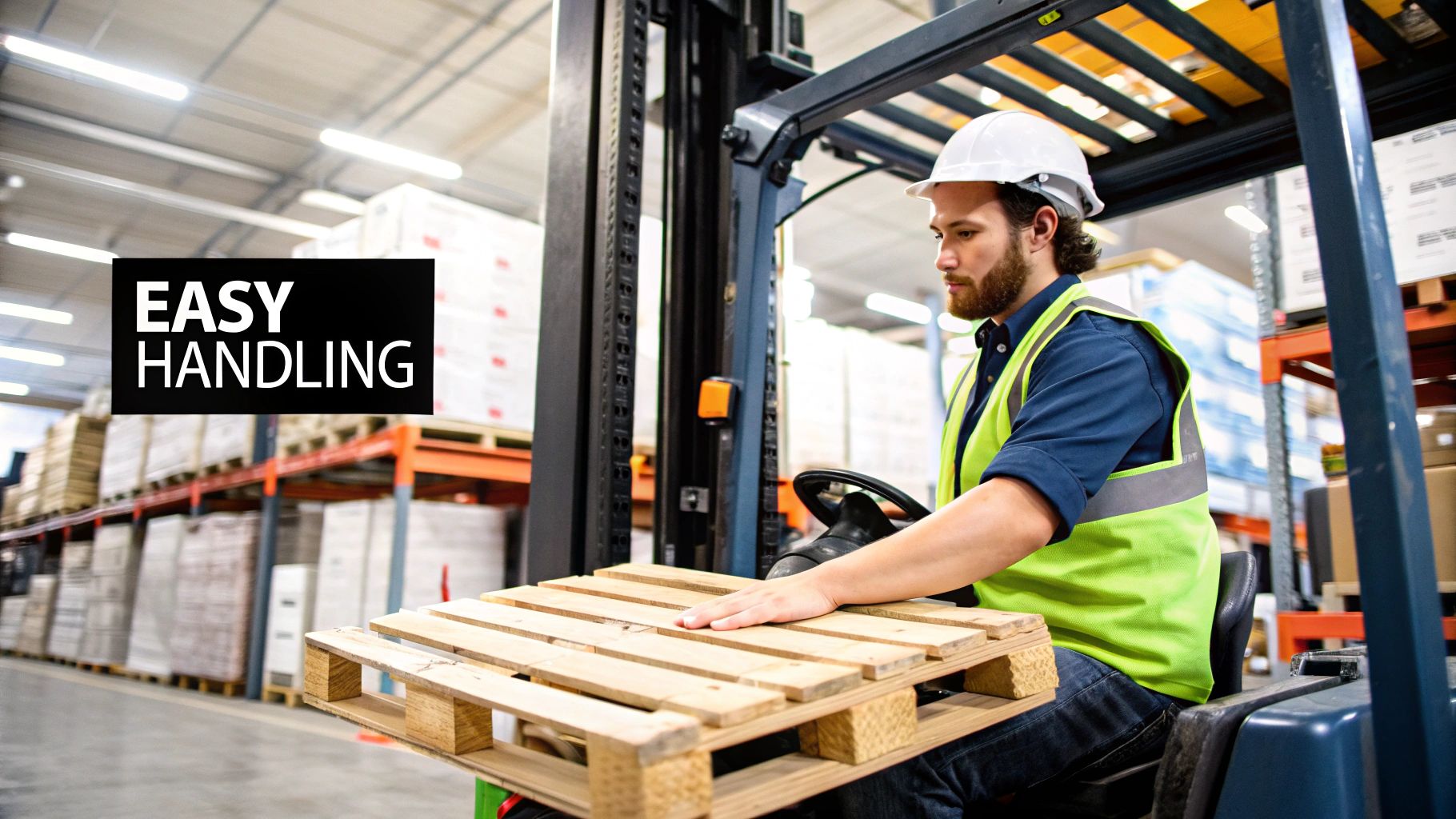 A person using a calculator with shipping documents and a tape measure nearby, symbolizing the importance of accuracy in avoiding fees.
