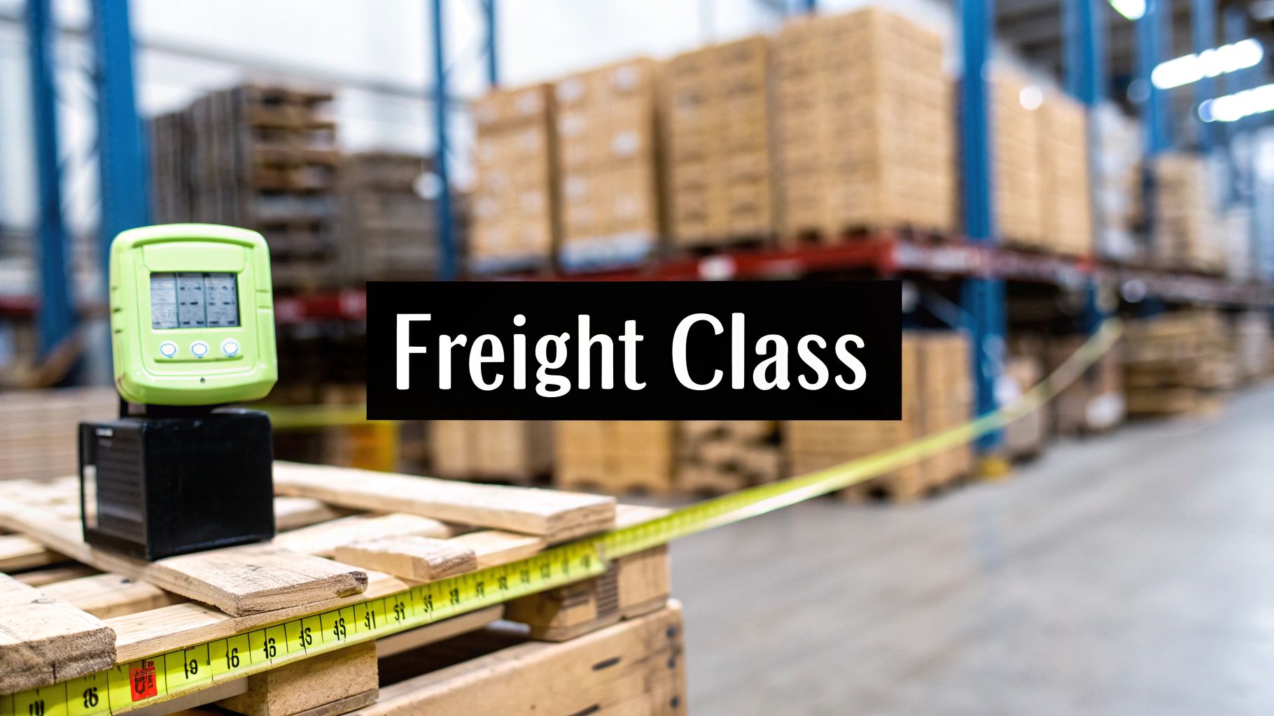 How to Determine Freight Class for Accurate Shipping