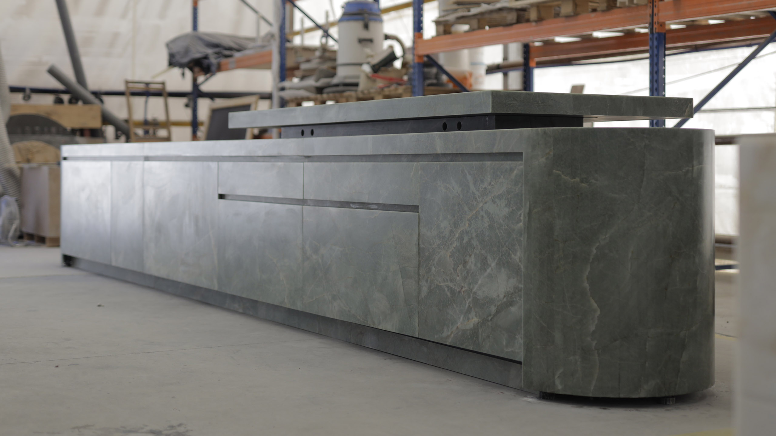 Green Kitchen Marble