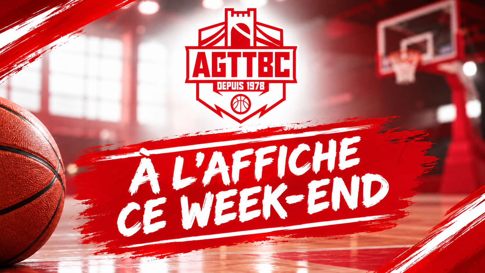 Nos équipes sont sur les parquets ce week-end, venez nombreux les encourager !!!!!