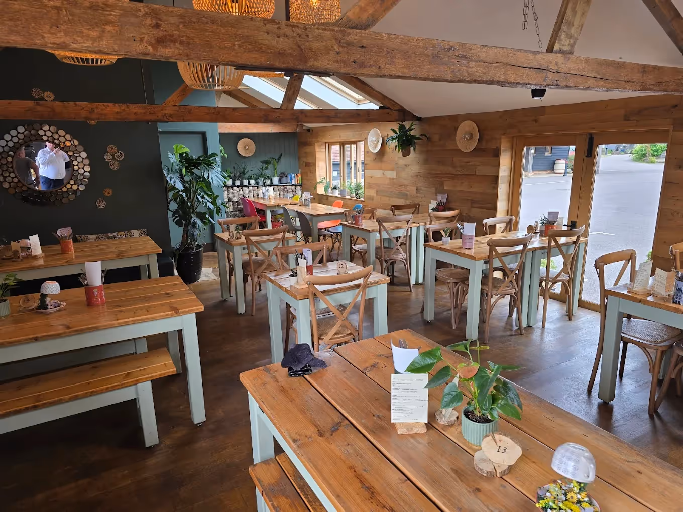 Interior of Maddings Cafe