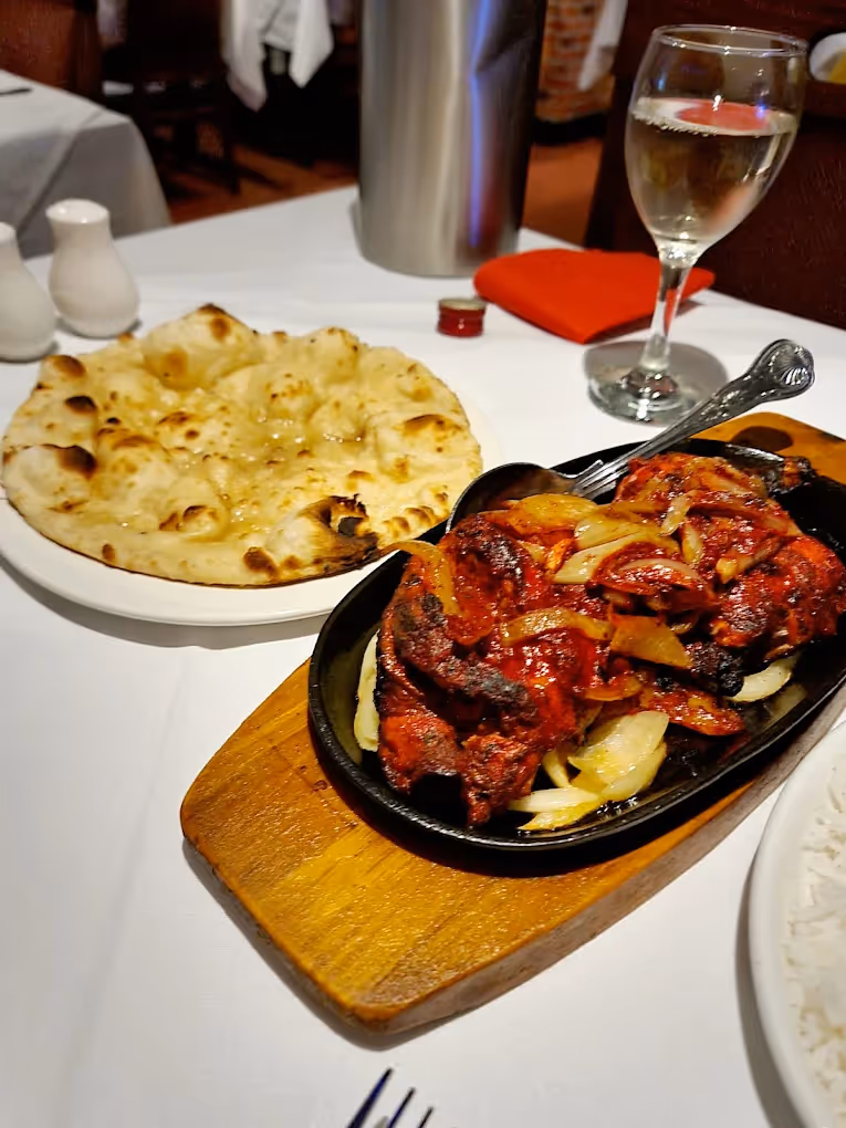 A few plates of Bangladeshi curry