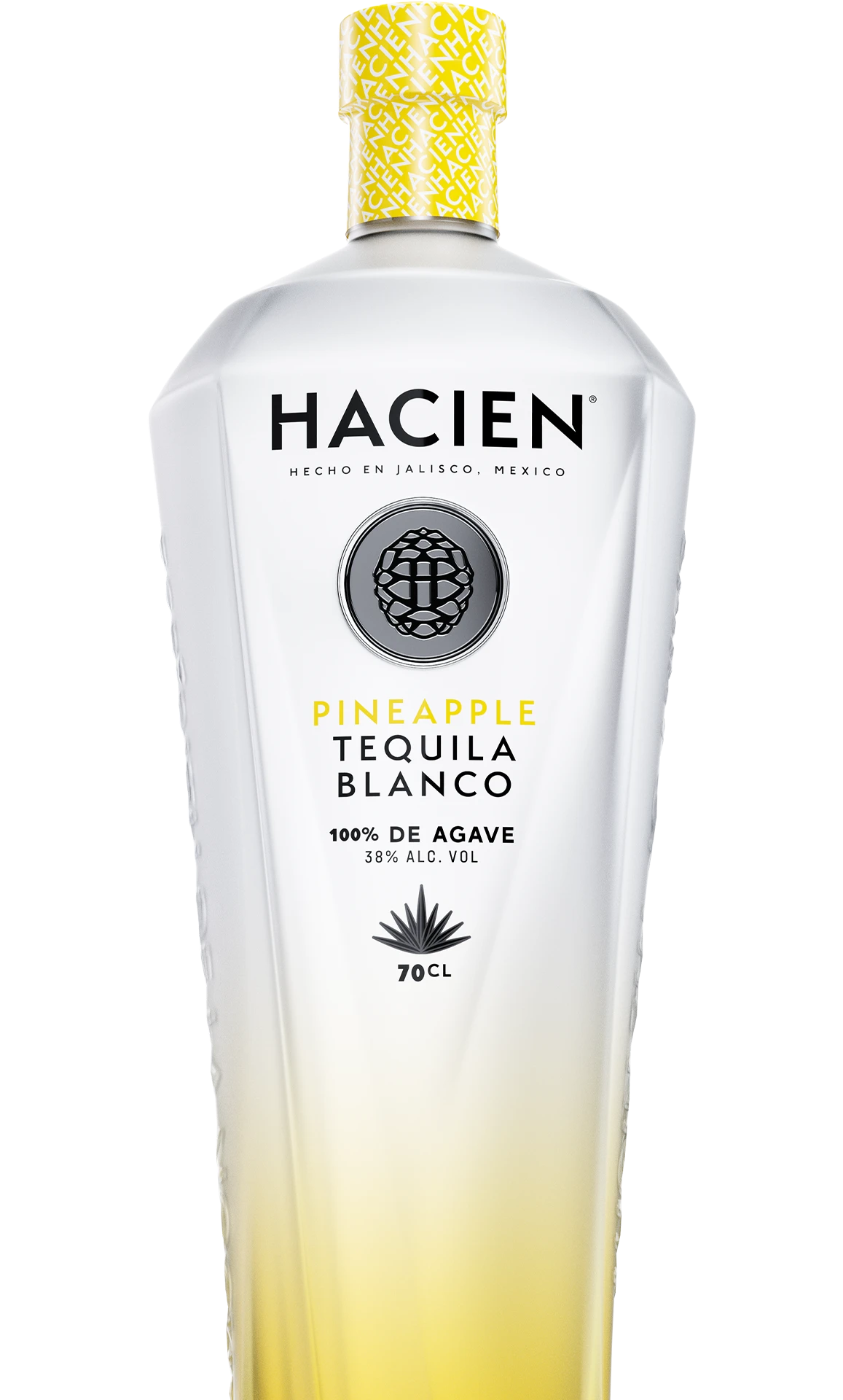 Pineapple tequila bottle