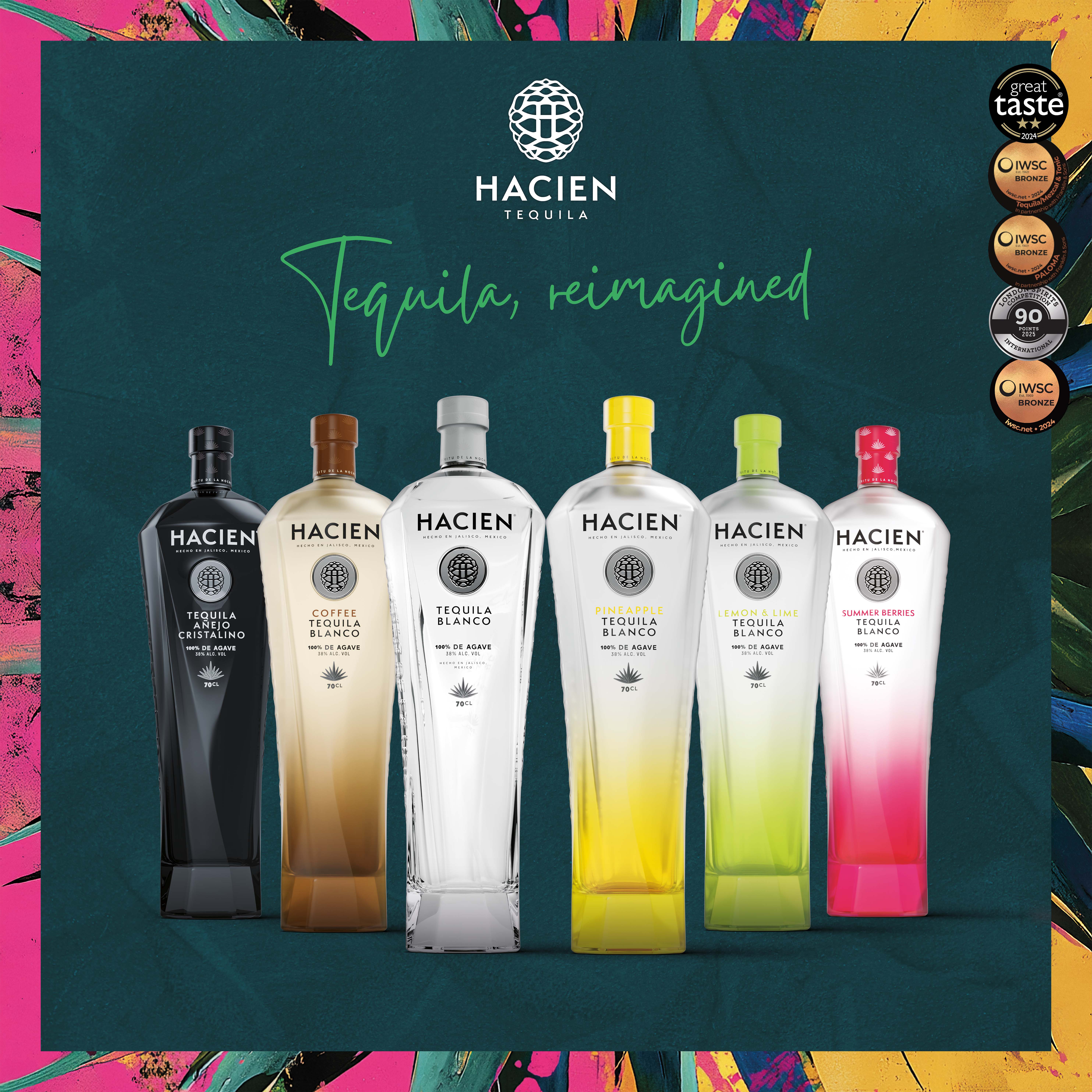 Tequila product shot