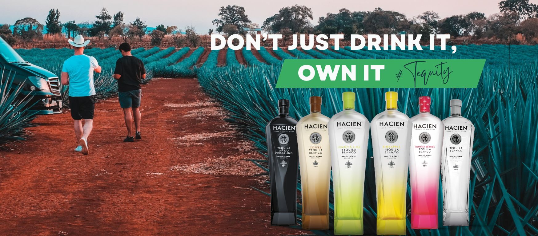 We're crowdfunding! Join the flavoured tequila revolution and claim your #Tequity. This is your chance to own a part of HACIEN, the pioneers of the UK's flavoured tequila movement. 