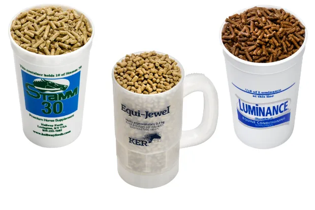 Saracen Thoroughbred measuring cups and scoops