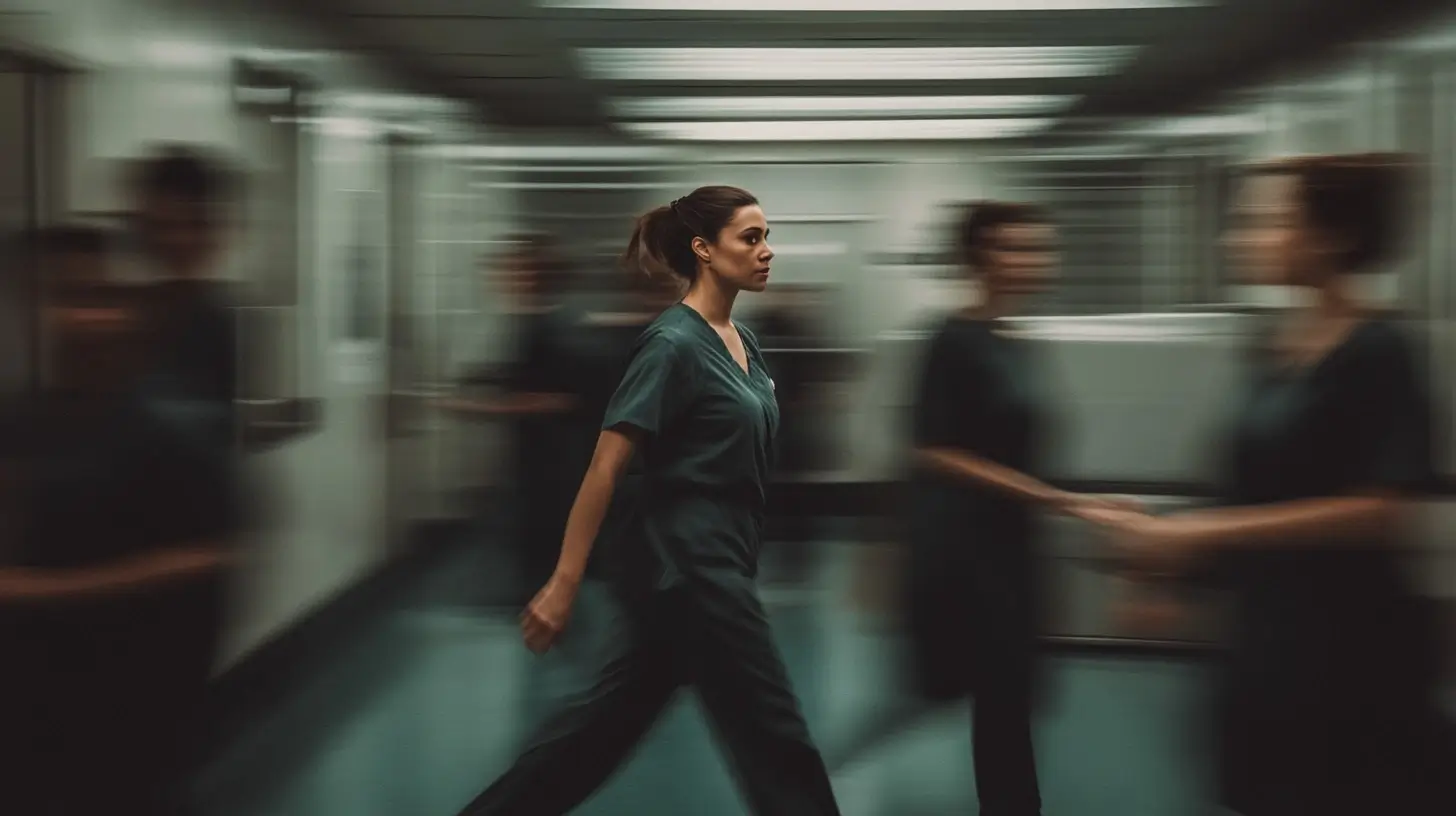 Enfermeras en un hospital