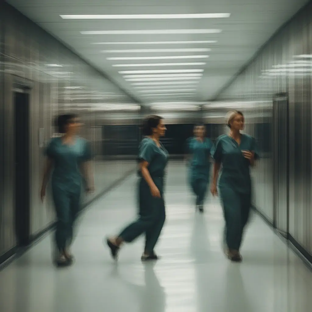 Enfermeras en un hospital