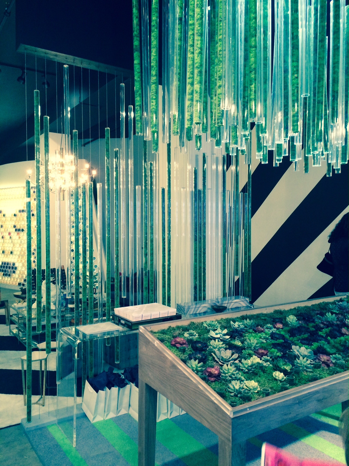 Image of custom fabrication, experiential event, retail, interior and production design project but 11th St Workshop — located in New York City and Los Angeles.