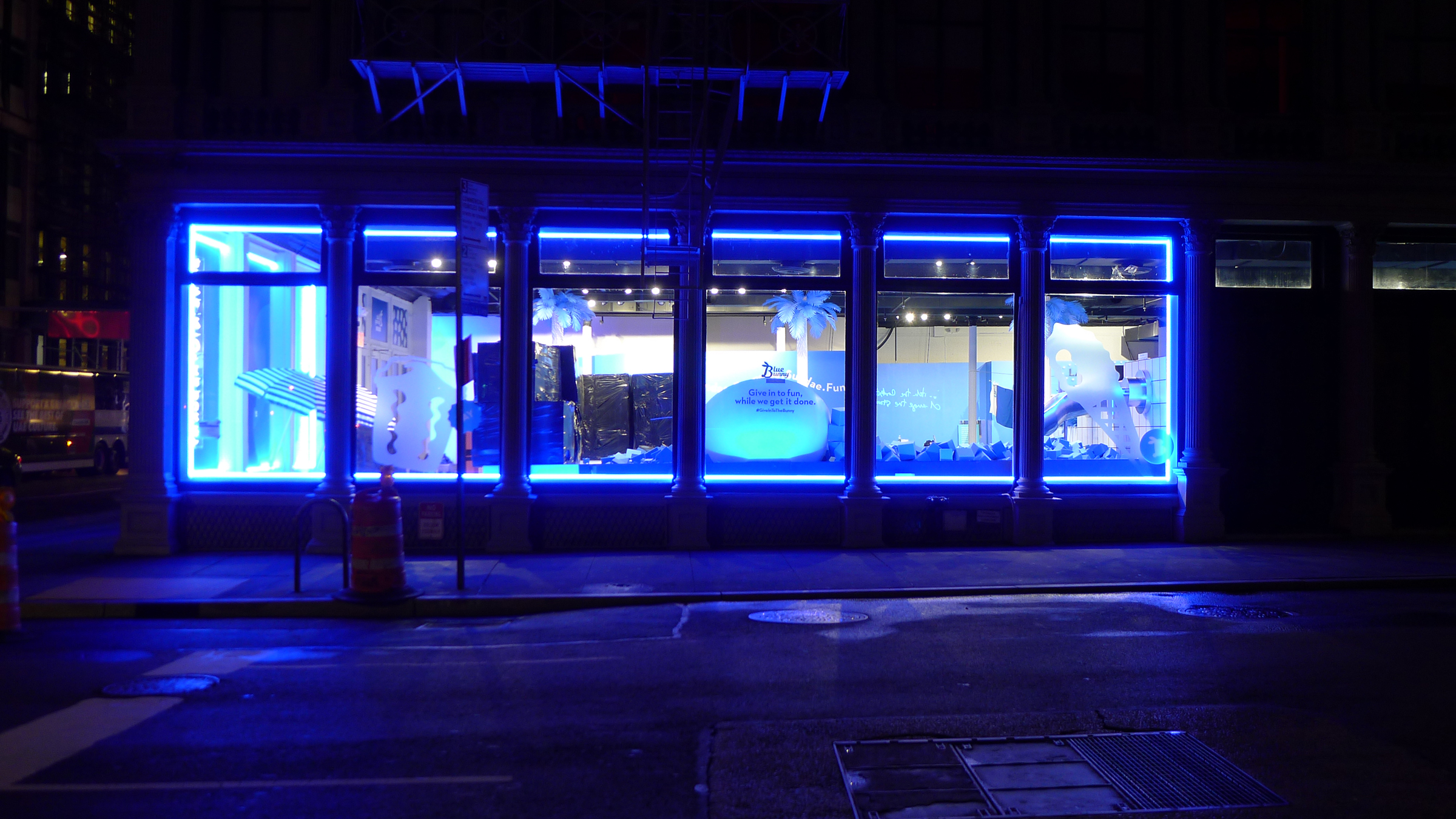 Image of custom fabrication, experiential event, retail, interior and production design project but 11th St Workshop — located in New York City and Los Angeles.