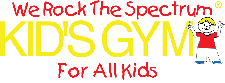 We Rock the Spectrum Yellow and Red Logo