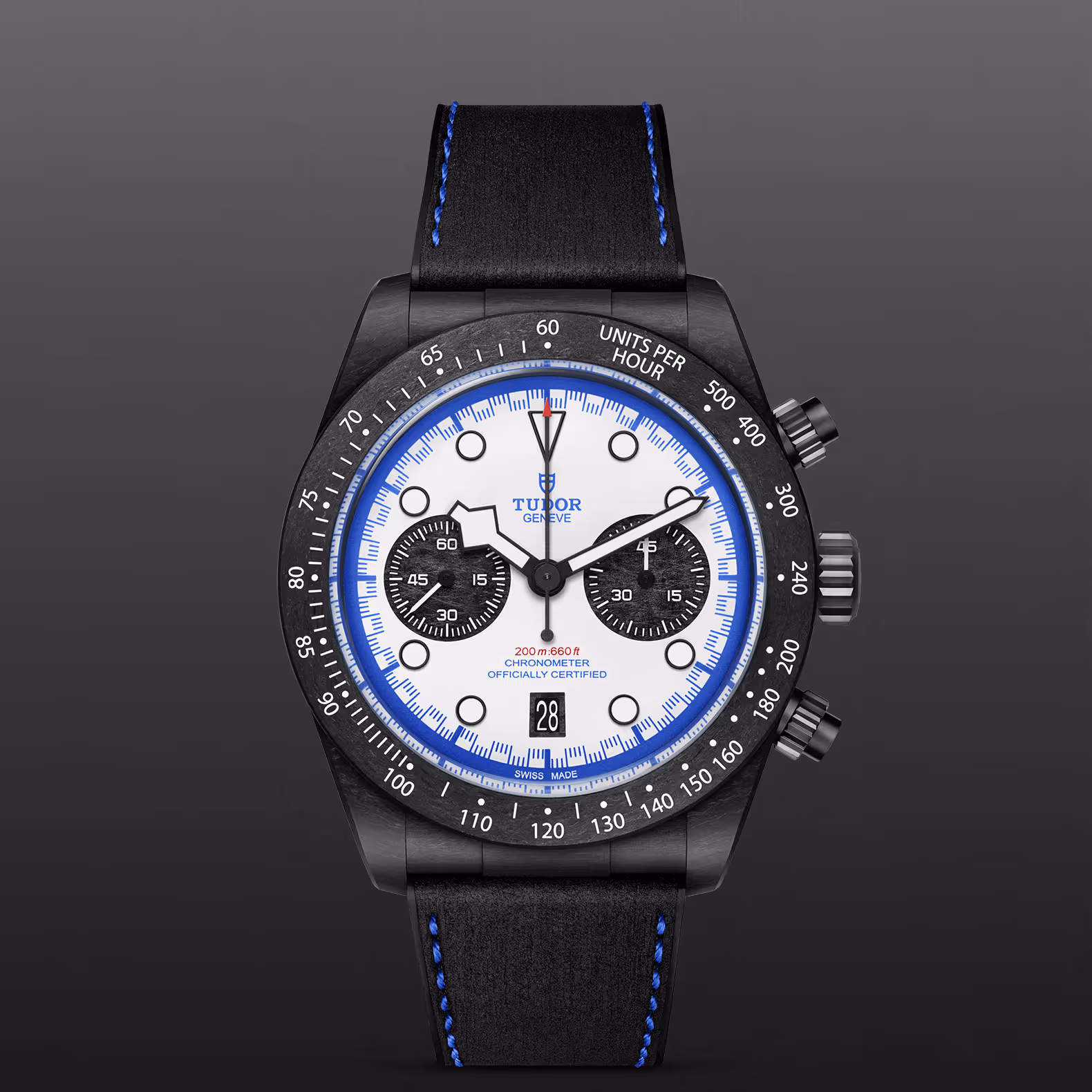TUDOR Black Bay Chrono Carbon 25 at Jack Lewis Jewelers | M79377KN-0001