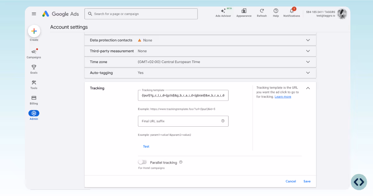 Create Firestore in Google Cloud to set up TAGGRS Profit Tracking