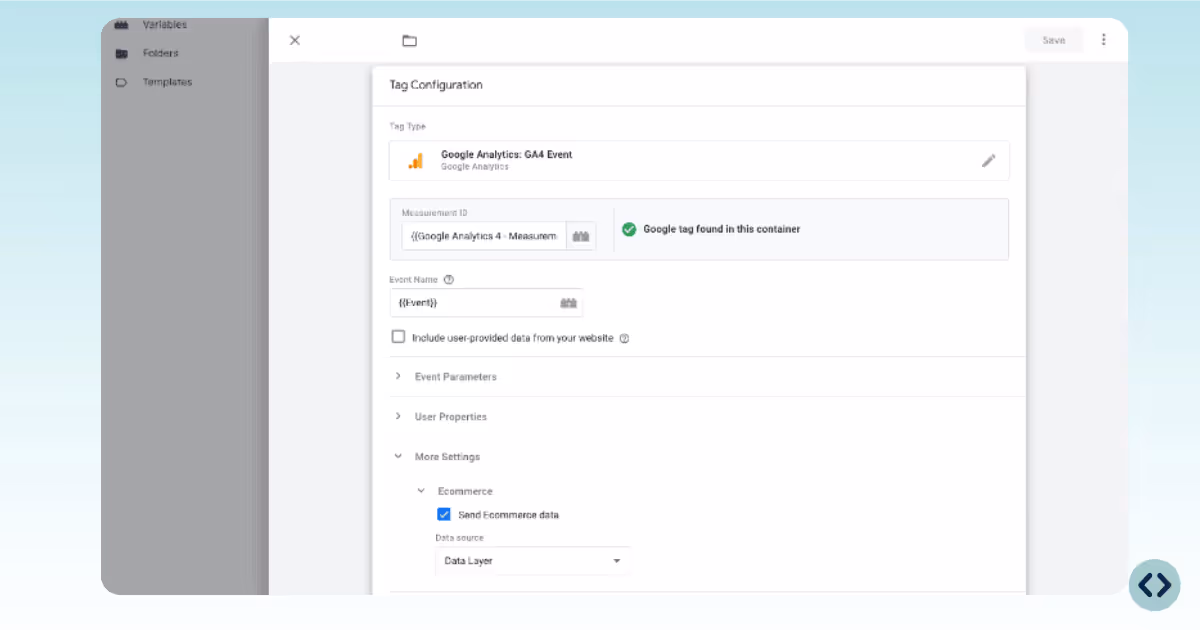 How to set the tag in Google Tag Manager for GA4