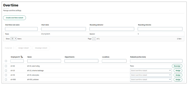 Sage Intacct 2025 release 3: Sage Intelligent Time - calculate overtime.