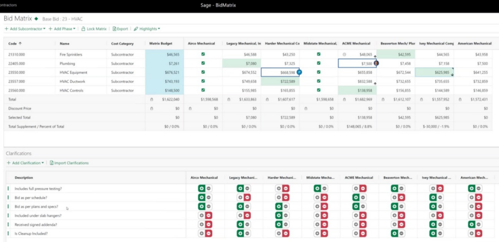 Instantly process thousands of bid paths with Sage BidMatrix, taking the guesswork out of bid closing.