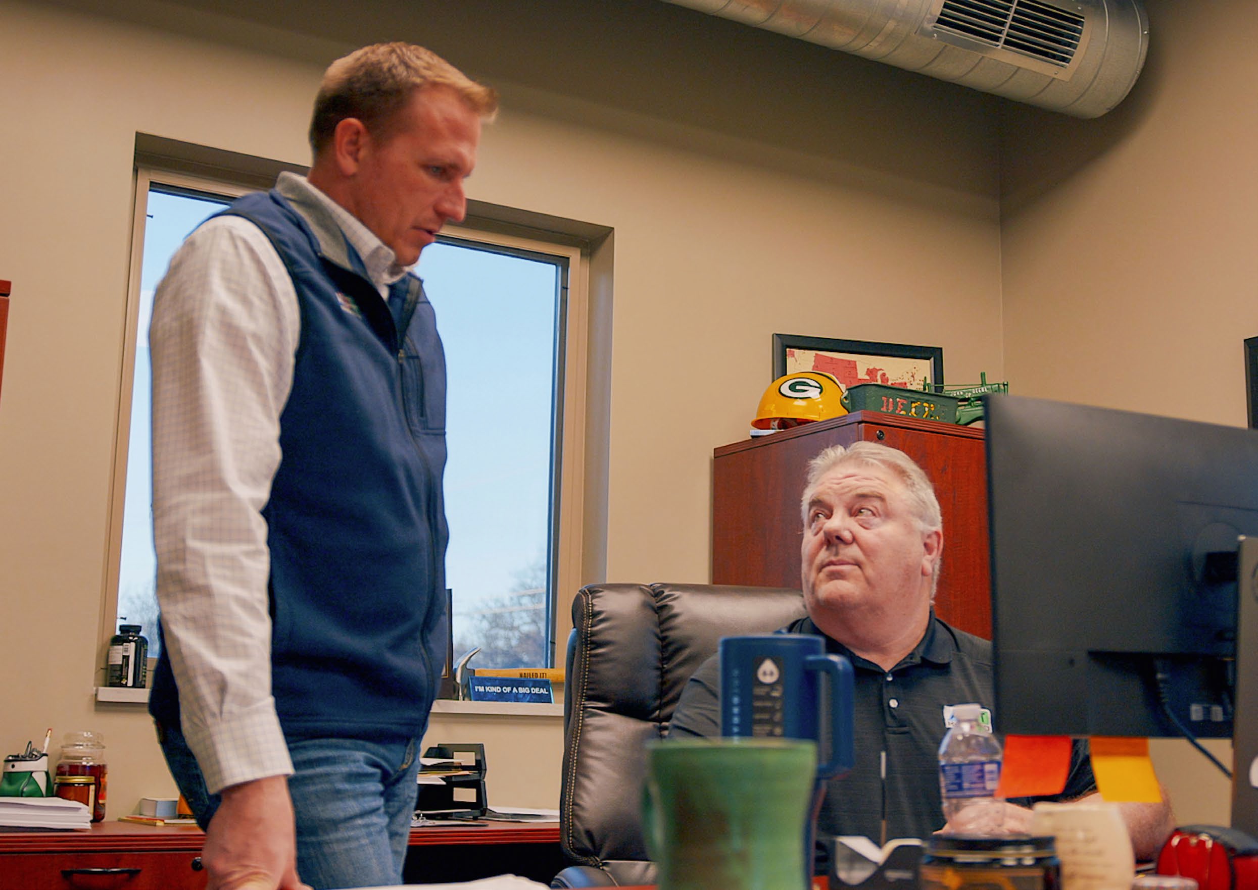 On the left, Joe Murray - Managing partner of ACT Construction