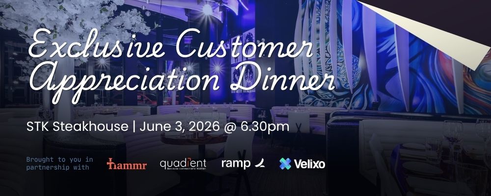 In partnership with Hammr, Quadient, Ramp and Velixo.