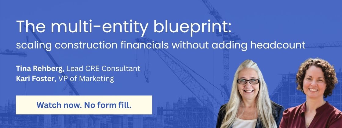 Webinar: the multi-entity blueprint to scale construction financials